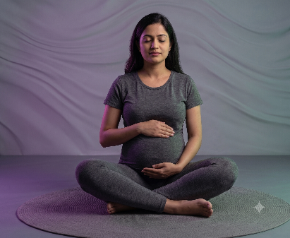 Mother and Child Nurturing Background